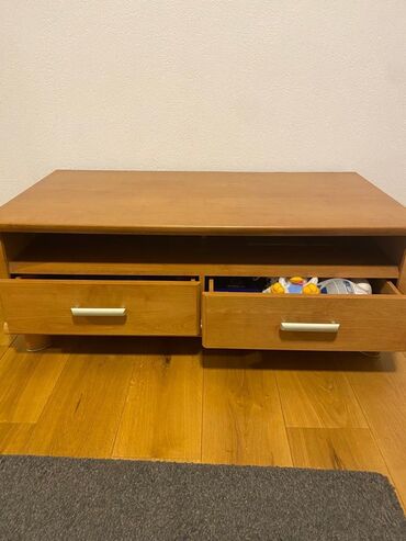 komode visoki sjaj: TV stand, color - Brown, Used