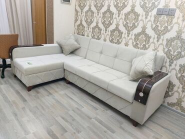 Masa və oturacaq dəstləri: Künc divan, Açılan, Bazasız, Parça, Çatdırılma yoxdur