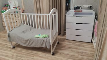 мебель исфана: Детский комплект: кроватка + комод с пеленальным столиком - Кроватка
