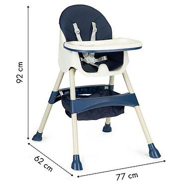 patike 4us: STOLICA ZA HRANJENJE 2U1 ECOTOYS BLUE – HC-823 BLUE-250 - — 3