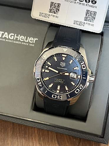 ремешки на apple: TAG Heuer Aquaracer Calibre 5 Automatic 43mm Настоящая швейцарская — 1