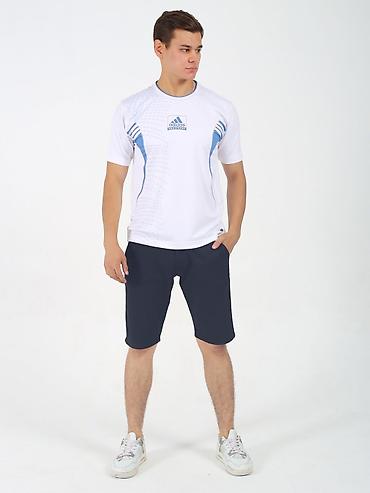 Футболки: Мужская футболка, S, Adidas, Новый, цвет - Голубой — 17