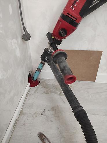 Установка вытяжек и вентиляции: Сухое алмазная сверления отверстий под вытяжку отопление сантехника — 6