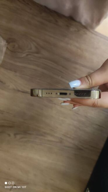 IPhone 14 Pro, 128 GB, Matte Gold, Qırıq, Face ID