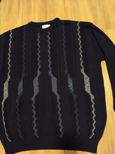 Džemperi: Džemper, 2XL (EU 56), bоја - Crna, Vuna — 2