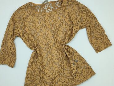 sukienki delikatne długie na wesele brązowe: Blouse, Next, L (EU 40), condition - Very good