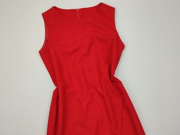 czerwona sukienki dopasowana: Sukienka, L, stan - Dobry