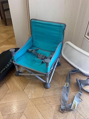 детское кресло бустер: Детское складное кресло-бустер для кормления и путешествий. - — 1