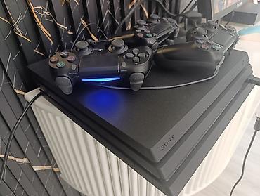 ucuz playstation 4 oyunları: Sony PlayStation 4 Pro (PS4 Pro) oyun konsolu Ps plus hesabı hədiyyə — 1
