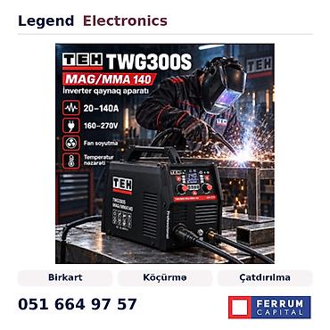 Инструменты: Elan başlığı: Qaynaq aparatı TEH TWG300S, metal üçün, 5000 Vt TEH — 1