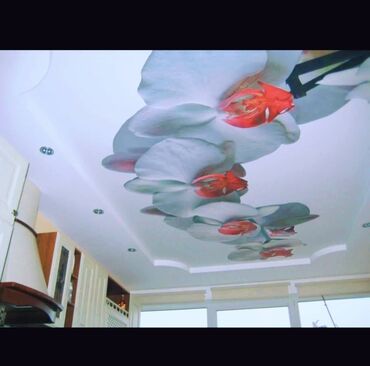 Натяжной потолок: Натяжной потолок Глянцевое, 3D потолки, Матовое Бесплатная консультация, Бесплатный замер, Гарантия — 6