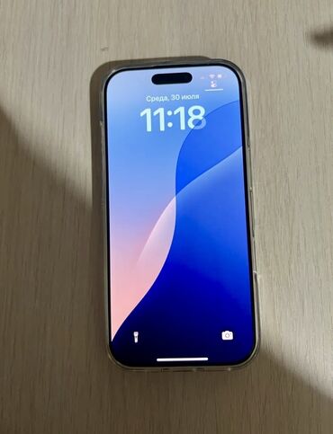 айфон про: IPhone 16 Pro, Б/у, 256 ГБ, Black Titanium, Чехол, 100 %