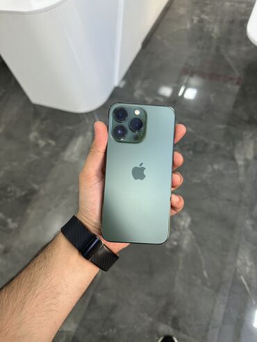 iphone 13 pro max irşad: IPhone 13 Pro, 128 GB, Alpine Green, Zəmanət, Kredit, Barmaq izi