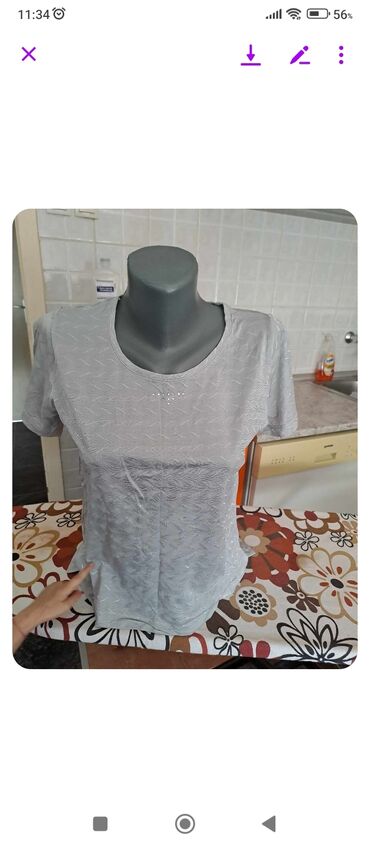 new yorker majice ženske: S (EU 36), bоја - Srebrna