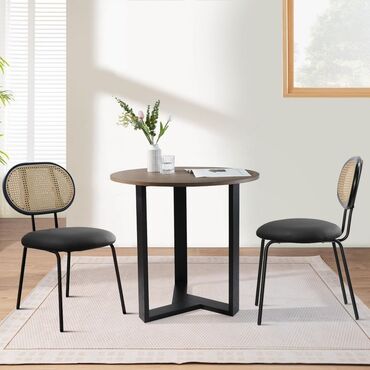 столешница из дуба: Mətbəx masası, Açılmayan, Taxta, Yumru masa