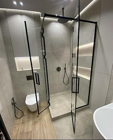 Душевые перегородки и ограждения: Душевая перегородка с двойной распашной дверью! Изготавливаем и — 1