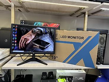 Monitorlar: MONSTER 19" LED Monitor TƏZƏ❗️ bağlı qutu. SAY VAR 75 HZ - Ekran — 3
