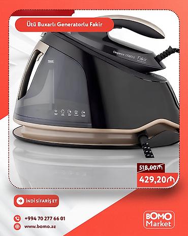 Ütülər və buxarlayıcılar: Ütü Buxarlı Generatorlu Fakir – Elegance DS8010 - Güclü buxar — 1