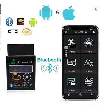 Alati za automobile: OBD2 Bluetooth dijagnostički adapter V1.5 – za Android i iOS Opis: - — 3