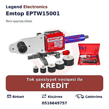 perforator satisi: Elan başlığı: Plastik boru üçün qaynaq aparatı Emtop EPTW15001 — 1