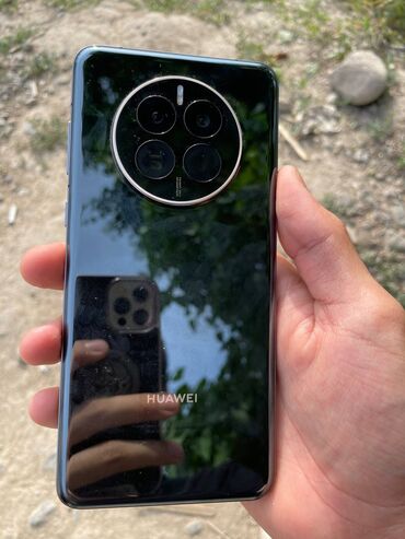 китайски айфон: Huawei Mate 50, 256 ГБ, түсү - Кара, 2 SIM
