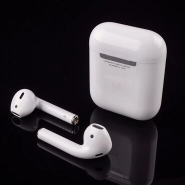 apple airpods: Каптагычтар, Apple, Жаңы, Электр зымсыз (Bluetooth), Классикалык