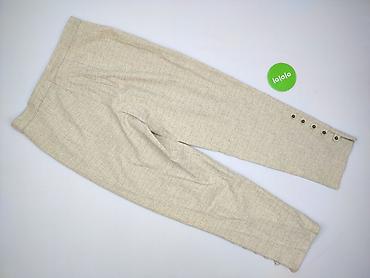 unisono len: Spodnie materiałowe damskie, rozmiar L — 3