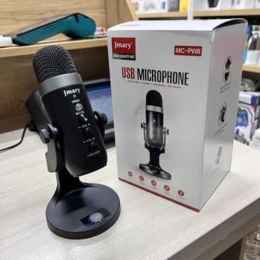 Студийные микрофоны: Универсальный студийный микрофон Jmary MC-PW8 подходит и для записи