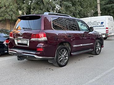 коричневый салон: Lexus LX: 2014 г., 5.7 л, Автомат, Бензин, Внедорожник — 2