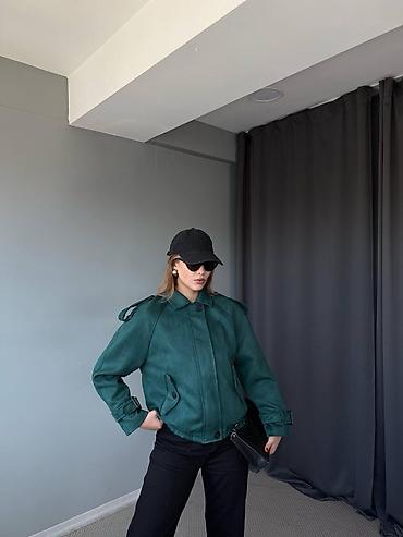 opposite kovin: Jakna kratka sa rajsferšlusom - Model: kratka, opušten/oversize kroj — 2