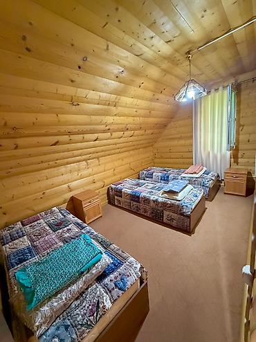 7 небо: Деревянный Коттедж на Ик в селе Кара Ой. Двухэтажный деревянный сруб — 6