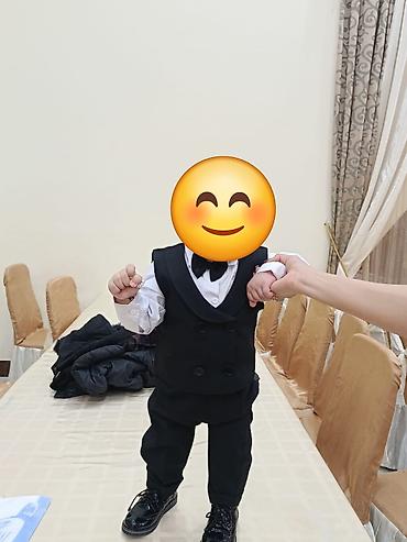 Uşaqlar üçün digər geyimlər: Oğlan uşağı uçün dəst - Qara qalstuk-kəpənək. - Laklı qara — 12