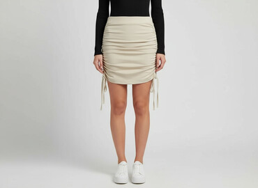 spódnice z imitacji zamszu reserved: Black, Women`s skirt, size L