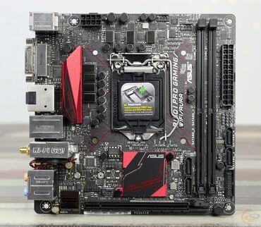 материнские платы intel h270: Энелик плата, Колдонулган, Asus, LGA1151, Mini-ITX