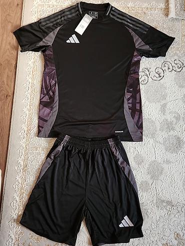 bio life: Мужской спортивный костюм, M, Adidas, Новый, цвет - Черный — 1