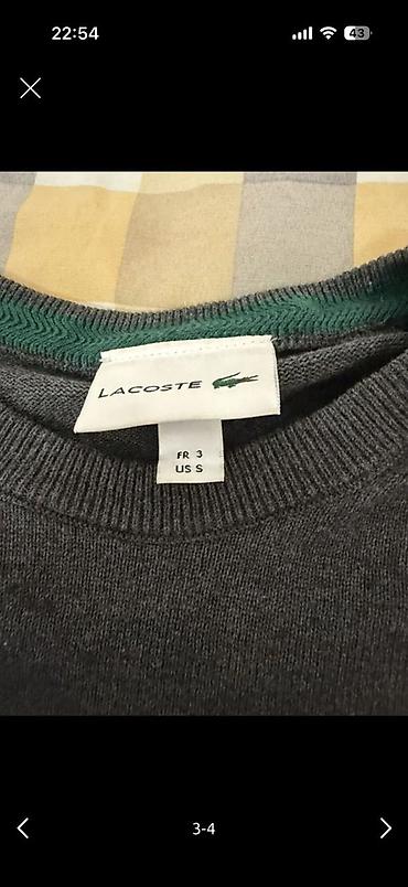 pull and: Мужской свитер, S, Lacoste, Б/у, Платная доставка — 4