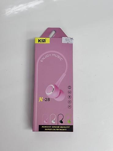 ipod nano 6g: Проводные наушники KiM K-28 (вкладыши) - Форм‑фактор: внутриканальные — 1