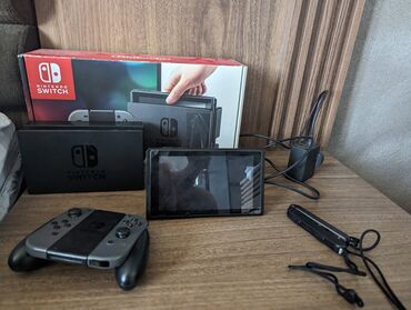 switch: Qara Nintendo Switch Normal vəziyyətdə Digital formada 3 oyunan