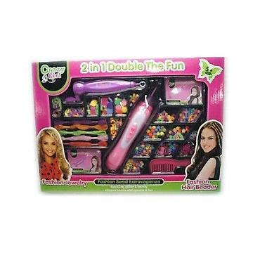 igraonica kiki: Perlice za kosu za devojčice – Crazy Girl 2 u 1 Double The Fun — 1
