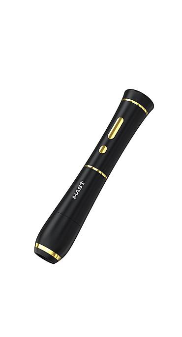 Tatu, pirsinq: MAST brendli professional döymə qələmi - Şık dizayn: mat qara gövdə — 2