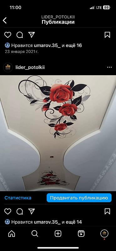 Натяжной потолок: Натяжной потолок Глянцевое, Матовое, 3D потолки Гарантия, Бесплатная консультация, Бесплатный замер — 9
