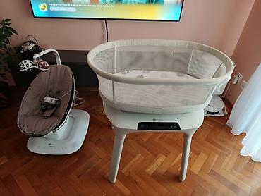 Kolevke: 4moms mamaRoo Sleep Bassinet – električni krevetac / kolevka – KAO NOV — 4