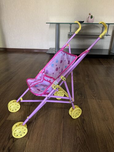 детский коляска игрушка: Продаю кукольные коляски.Россия.Вся металлическая.Легко складывается.В
