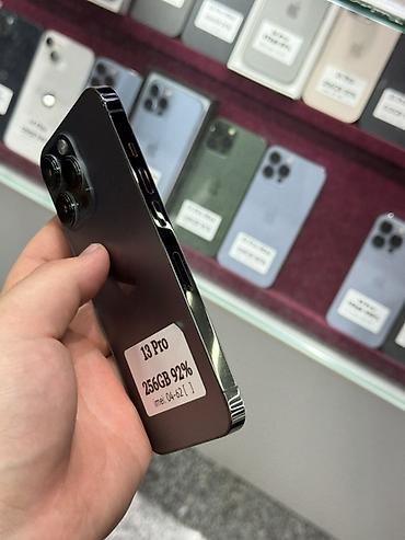 iphone cs: IPhone 13 Pro, Б/у, 256 ГБ, Графит, Защитное стекло, Чехол, Кабель, В рассрочку, 92 % — 3