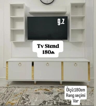 Çarpayılar: *Tv Stend ✔️180Azn* ▫️İstehsal Rusiya Laminat 18/lik qalınlıqda