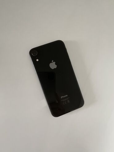 Apple iPhone: IPhone Xr, Б/у, 128 ГБ, Черный, Зарядное устройство, 82 %