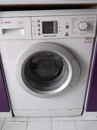 Paltaryuyan maşın Bosch, 7 kq, İşlənmiş, Avtomat, Qurutmasız, Kredit yoxdur, Ünvandan götürmə, Ödənişli çatdırılma