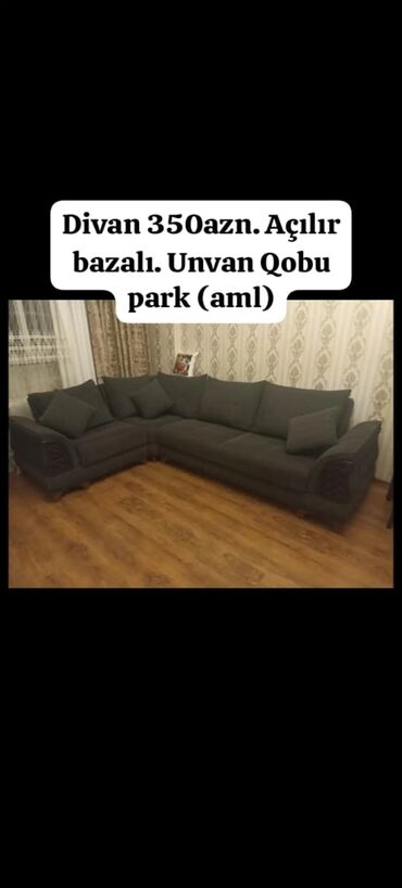 химчистка мебели: Künc divan, İşlənmiş, Açılan, Bazalı, Parça, Çatdırılma yoxdur