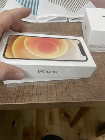 iphone 12 satışı: IPhone 12 mini, 128 GB, Ağ, Face ID, Sənədlərlə, Simsiz şarj