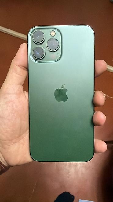 ıphone 13 pro max qiymeti: IPhone 13 Pro Max, 128 GB, Yaşıl, Barmaq izi, Simsiz şarj, Face ID — 1
